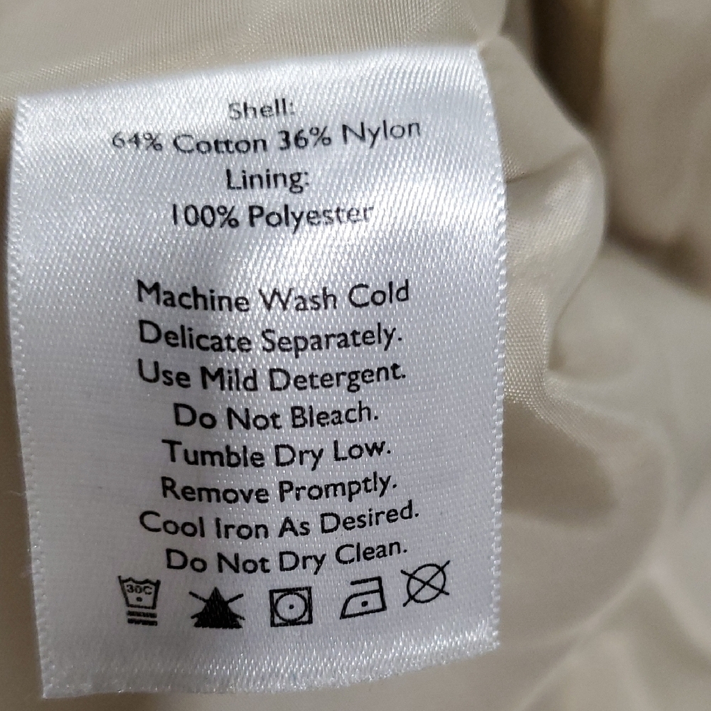 Eddie Bauer Light Tan Trench Coat - Picture 16 of 16